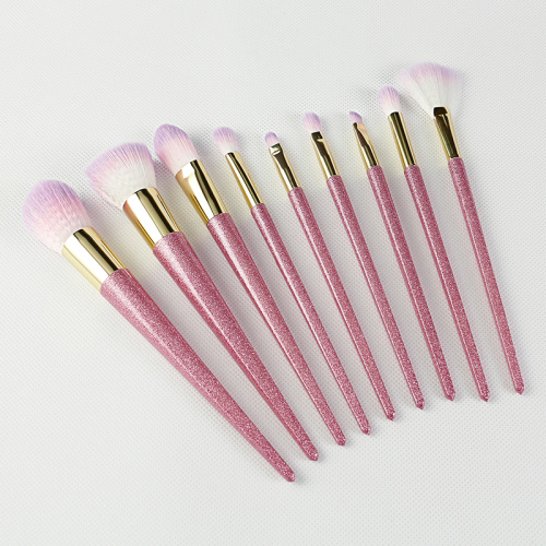 Ikhwalithi ephezulu ye-MOQ yangasese ye-logo makeup brush