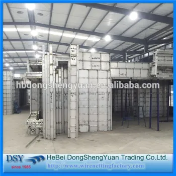 Aluminum concrete formworks panel of beam for construction
