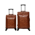 Hot sale travel trolley crocodile pu spinner luggage