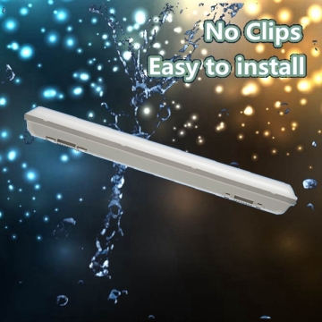 ningbo factry howlonger led ip65 tri-fixture 2*36w 2ft4ft5ft 4000k