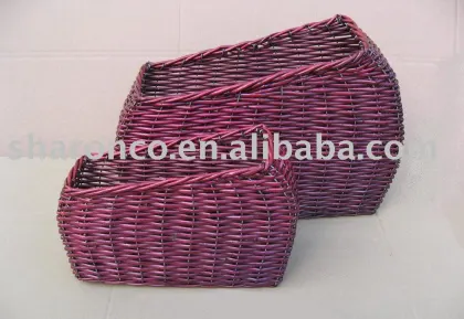 Willow storage basket