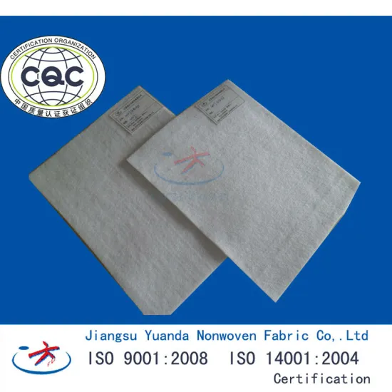600gsm 100% polypropylene needle punched White Geotextile