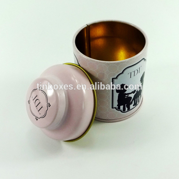 New Design High Quality Round ShapeTin Box For Tea Tin