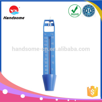 Large thermometer for above-ground and in-ground swimming pool
