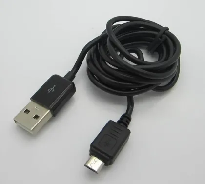 1.2m Black Sync Olympus / Canon Camera Usb Cable 24awg / 26awg / 28awg