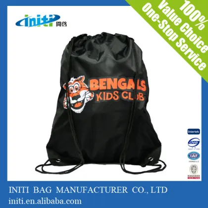 China supplier new products nylon bag with custom logo polyester slazenger backpack bag