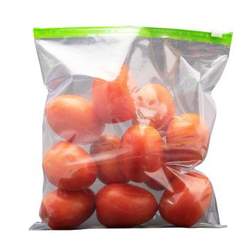 Klar transparentes Gefrierschrank -Sandwich, wiederverfuhrsable Reißverschlussbeutel