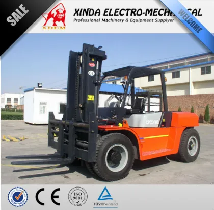 YTO Forklift 10ton Diesel Forklift Truck stacker manual Prices For Forklifts CPCD100