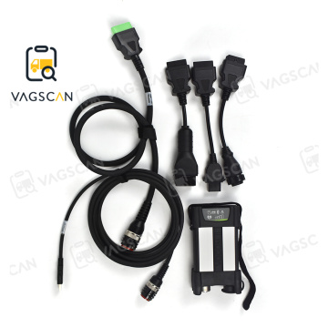 VOCOM II PTT 2.8.150 Adapter and Diagnostic Cables for Truck Excavator OBD2 Scanner