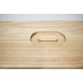Boîte de rangement écologique rectangulaire couvercle de planche en bois