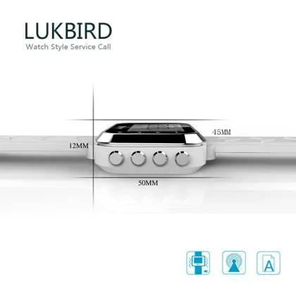 wrist pagers wireless calling system restaurant for waiters with CE, CCC, ROHS