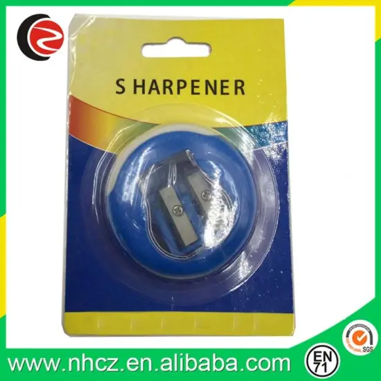 Blue Round Big double holes sharpener