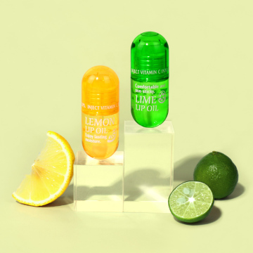Specchio di frutta specchio vegano idratato e olio per labbra