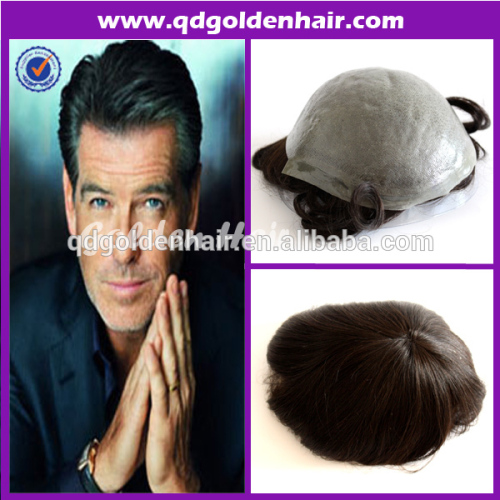 Golden Hair Beauty Remy High Quality Hairpieces For Men