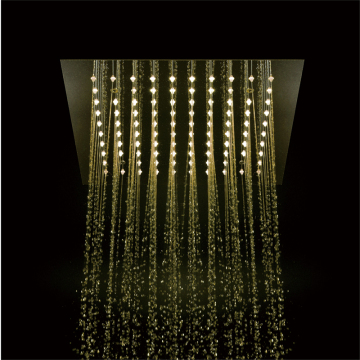 Shower accessories stainless steel 12 Inch single function Led shower head