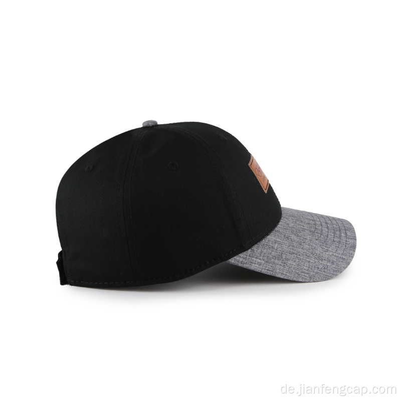 6-Panel-Baseballmütze mit individuell geprägtem Logo