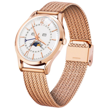 Women's Moonphase Watch Milanese Mesh Watch