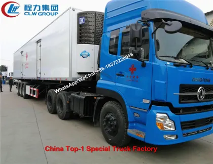 CLW 3 Axle 30 Tons Refrigerated Semi Trailer