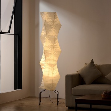 Japanese Style Rice Paper Floor Lamp Akari Tripod Stand