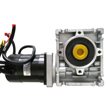 24V DC Motor 60W to 210W Brushless Worm Gear RV30 10:1 Ratio