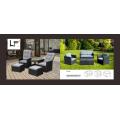 wholesale retailer 5pcs outdoor garden rattan sofa set