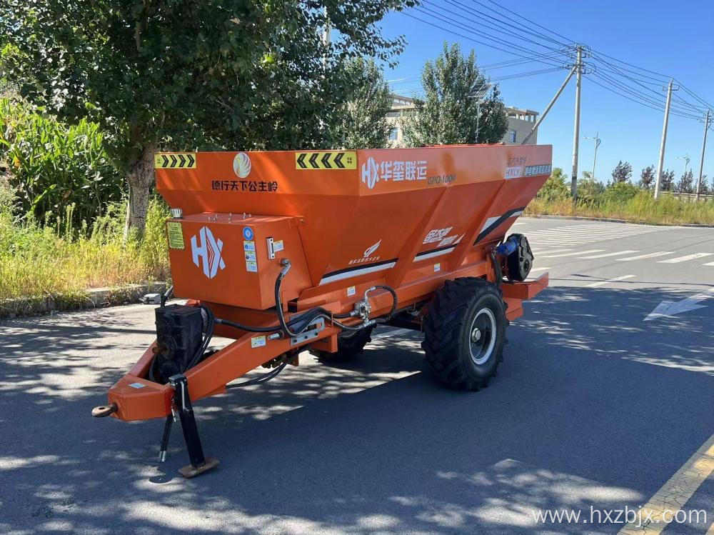 Efficiency of agricultural manure spreader