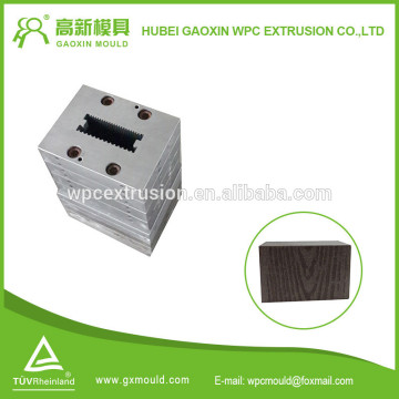 WPC (Extrusionsform aus Holz Kunststoff für Decking mit Jwell/JNHU/Beier -Maschinerie