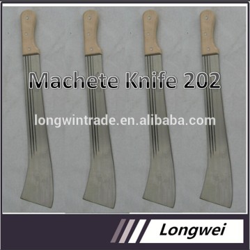 farming sugarcane machete knife with wooden handle for sale