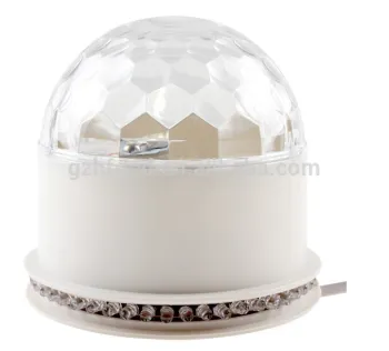 48pcs* 5mm high brightness RGB plus 3*1W RGB LED crystal magic ball light