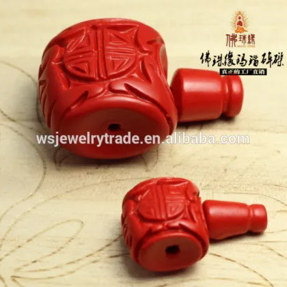 Zinnober 16-25mm all kinds size guru bead Buddha beads factory wholesale