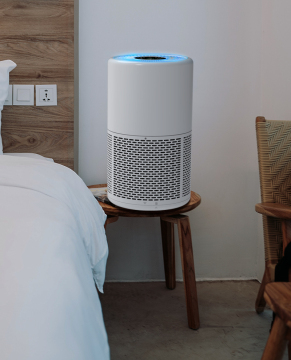 Mini Size Smart Air Purifier with Night Light on Sale
