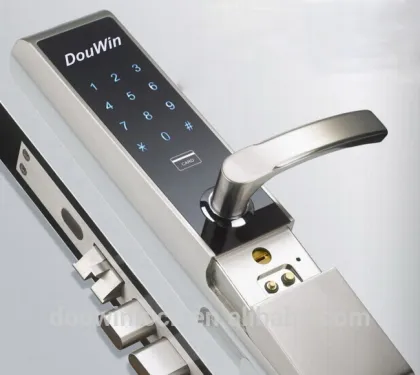 Electronic remote sliding door lock residential main gate lock