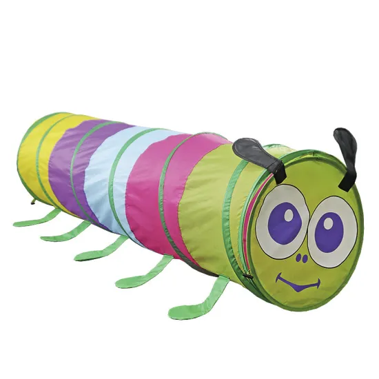 Kids' Folding Tunnel Play Tent: Ideal for Indoor and Outdoor Fun