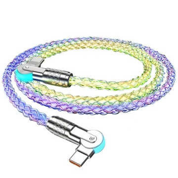Flexible 180 Rotary Connector - 3-in-1 Fast Charging Cable Type C to Type C