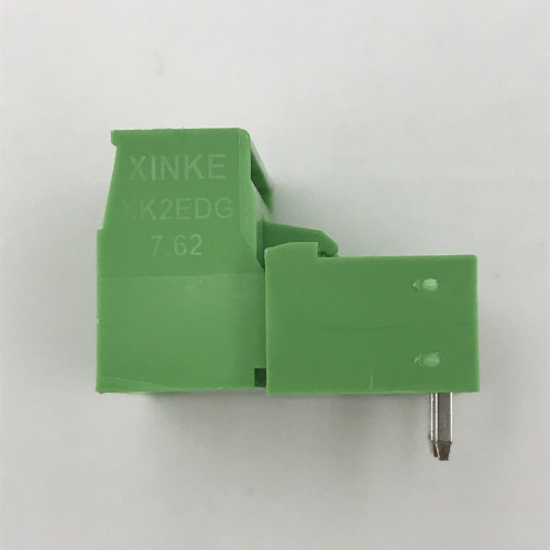 Bloco de terminais plug-in de 7,62 mm de conexão de 3 vias