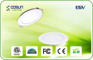 60hz Customized Diameter Led Flat Panel Lights For Shops With High Efficiency , Cri > 80ra Smd3014