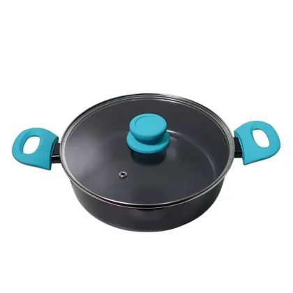 Cook Friendly 30cm Pressed Aluminum Shallow Casserole Pot