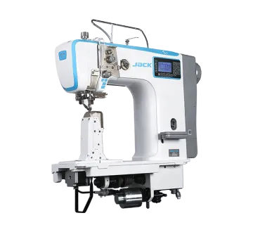 Jack S7 Single Needle Post-bed Small Mouth Needle Feed Top Bottom Roller Feed Sewing Machine