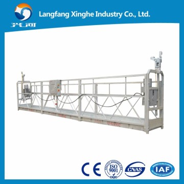 ZLP series aluminum suspended wier rope platform /Suspended cradle / gondola/ suspension scaffolds