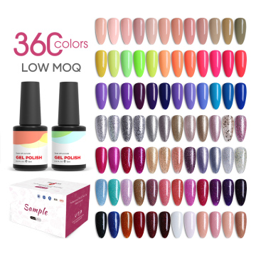 360 Color LOW MOQ Gel Polish Suppliers for Professionals