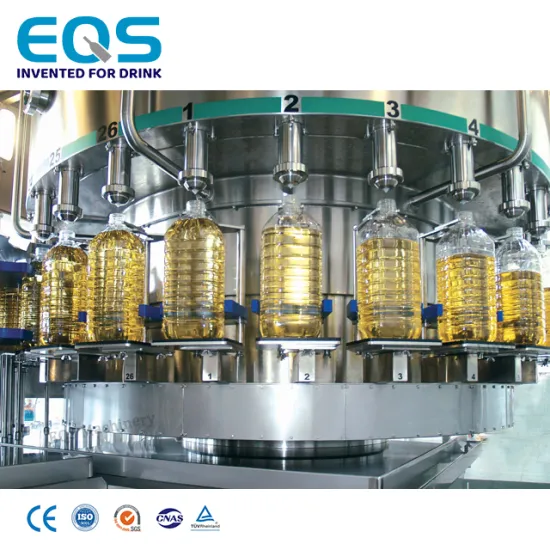 High-Quality Fully Automatic Plastic Bottle Cooking Oil Filling Machine