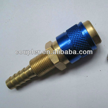 Weld check quick connector