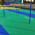 Ineinandergreifende Sportfliesen von Enlio für Backyard Court Systems