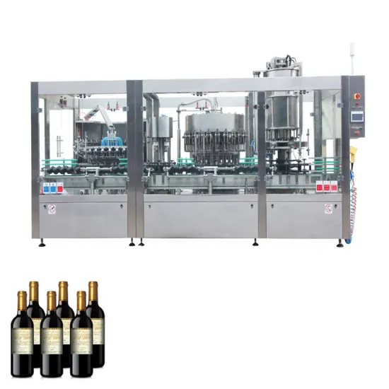 Automatic Sparkling Wine Bottling Machine for 750ml Glass Bottles