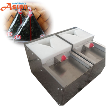 Sushi Onigiri Making Packaging Machine: Rice Ball Seaweed Wrapping Device