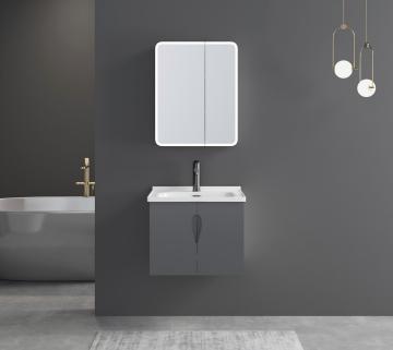Moderno moderno da bagno in PVC all'ingrosso con specchio a LED