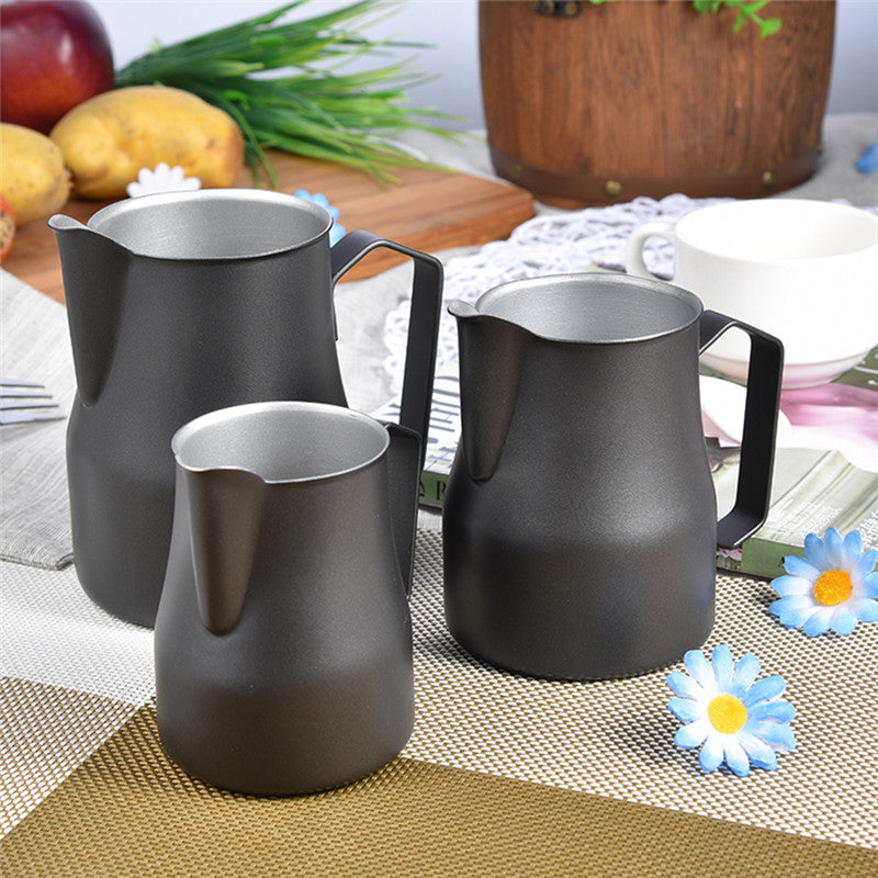 Stainless Steel Milk Frothing Pitcher Jug Espresso For Coffee Moka Cappuccino Latte Drinks Barista Craft 350 1024x1024