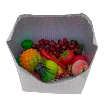 Revestimiento de caja de plata personalizada para alimentos y frutas.