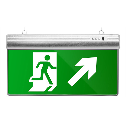 LED exit sign light for public building