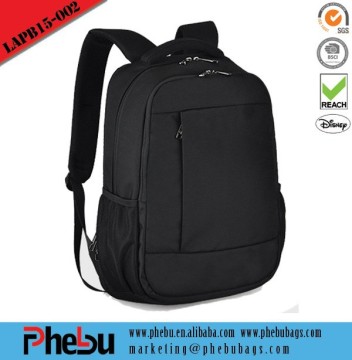 Classic black sports laptop backpack